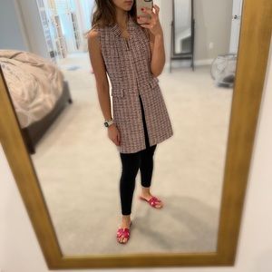 Zara sleeveless blazer